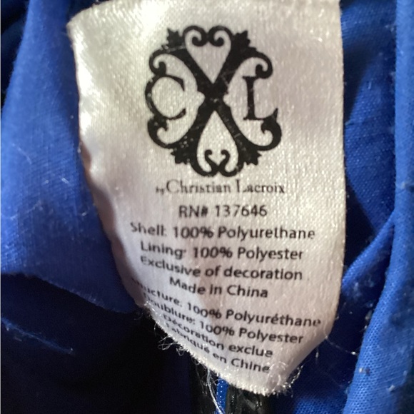 Christian Lacroix Black Crossbody Satchel Bag Purse Rn # 137646 - Picture 5 of 9